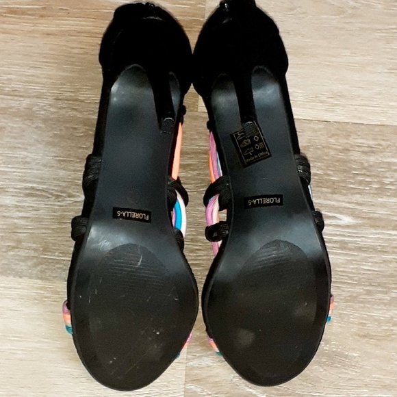 Cape Robin Neon strappy Stiletto Open Toe Heel - Picture 4 of 7